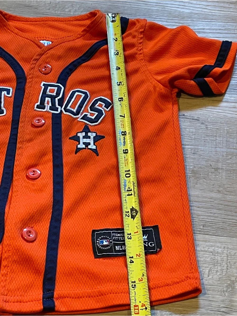 Youth Nike Houston Astros Alternate Orange Limited Jersey  King Size - Picture 4 of 5